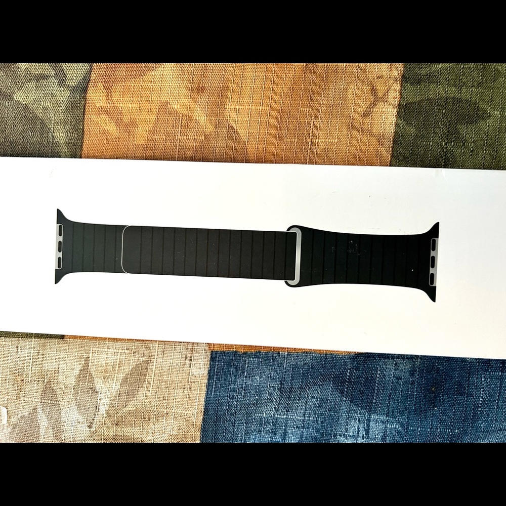 Apple Watch Leather Loop Band 42- 44mm Series 7 6 5 4 3 2 1 SE - Forest Green M